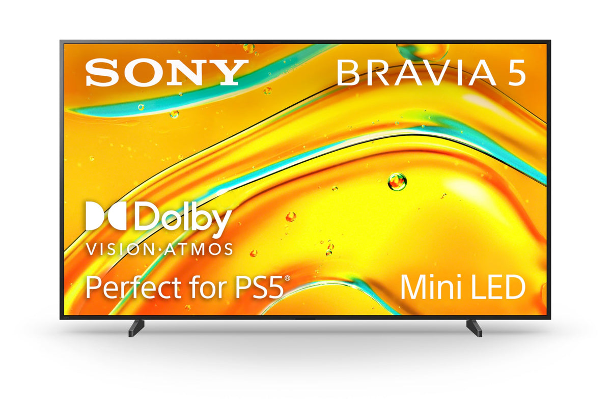 Sony BRAVIA 5 65 Inch TV, Mini LED, 4K Smart Google TV, XR Processor with AI Technology,120hz Television with Dolby Vision/Atmos, Exclusive Features