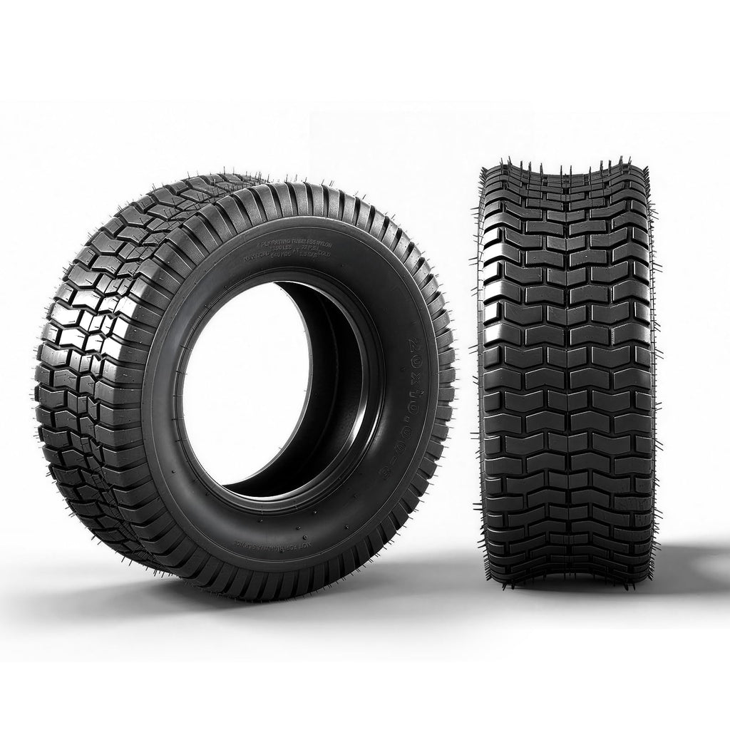 20x8.00-8 Lawn Mower Tire, 4 Ply,Tubeless, 2 Pack