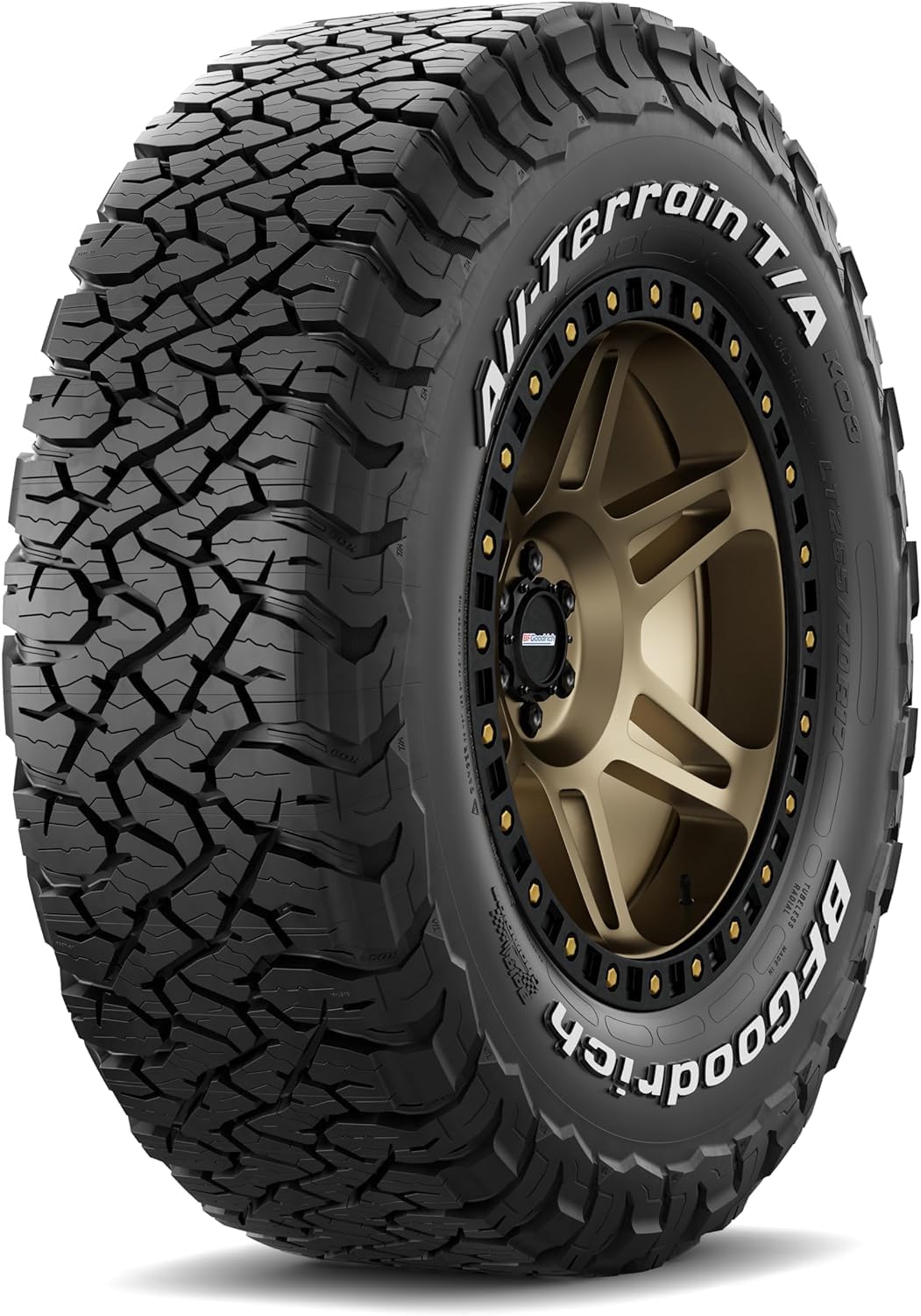 BFGoodrich All-Terrain T/A KO3 Car Tire for Light Trucks, SUVs, and Crossovers, LT275/60R20/D 119/116S