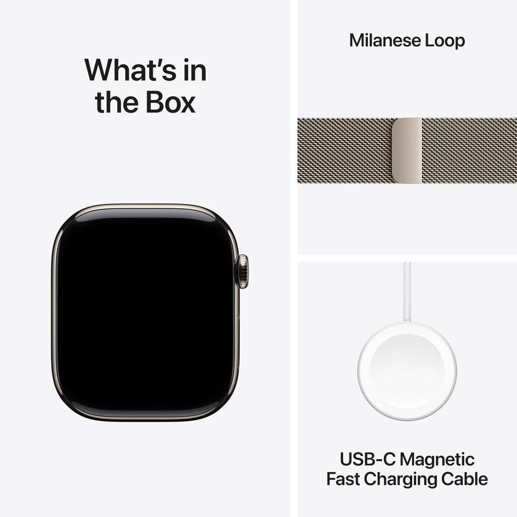 Apple Watch Series 10 [GPS 46mm case] Smartwatch with Jet Black Aluminum Case with Black Sport Band - M/L. Fitness Tracker, ECG App, Always-On Retina