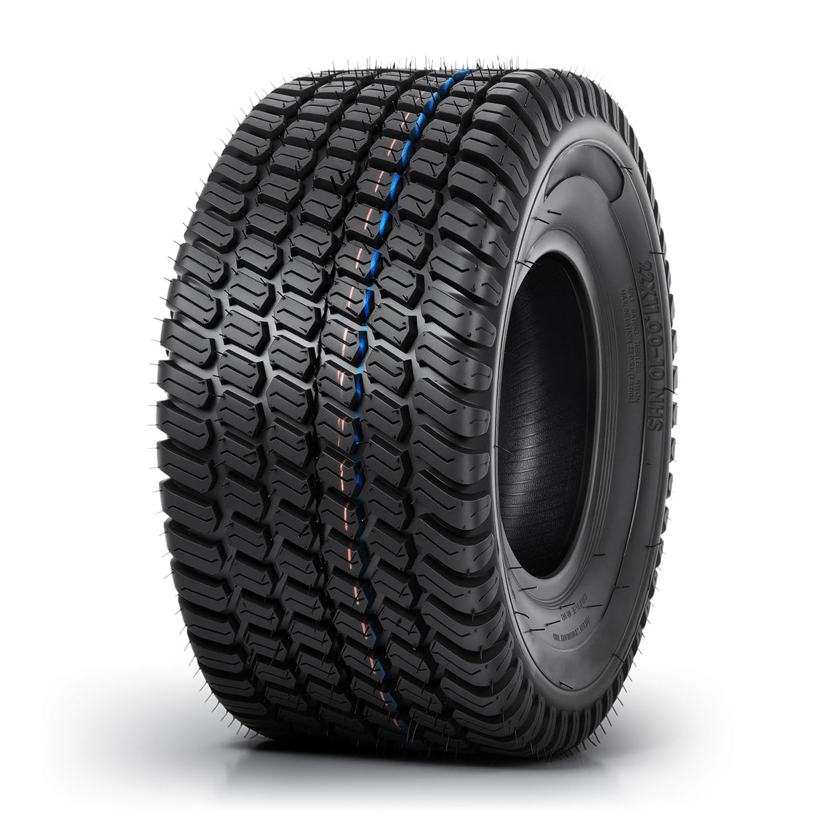 TRIPOWER 24x9.50-12 Lawn Mower Tire, 1 Pack Single Replacement Tire, 4PR Tubeless Turf Tire for Riding Mowers and Garden Tractors, Tire Only, Rim Not Included