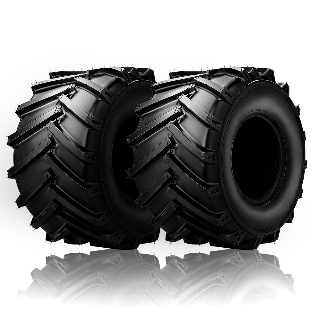TUFFIOM 20x10.00-8 4PR Lawn Mower Tires Turf Tire Set of 2 for Garden Tractor Riding Lawnmower, Tubeless