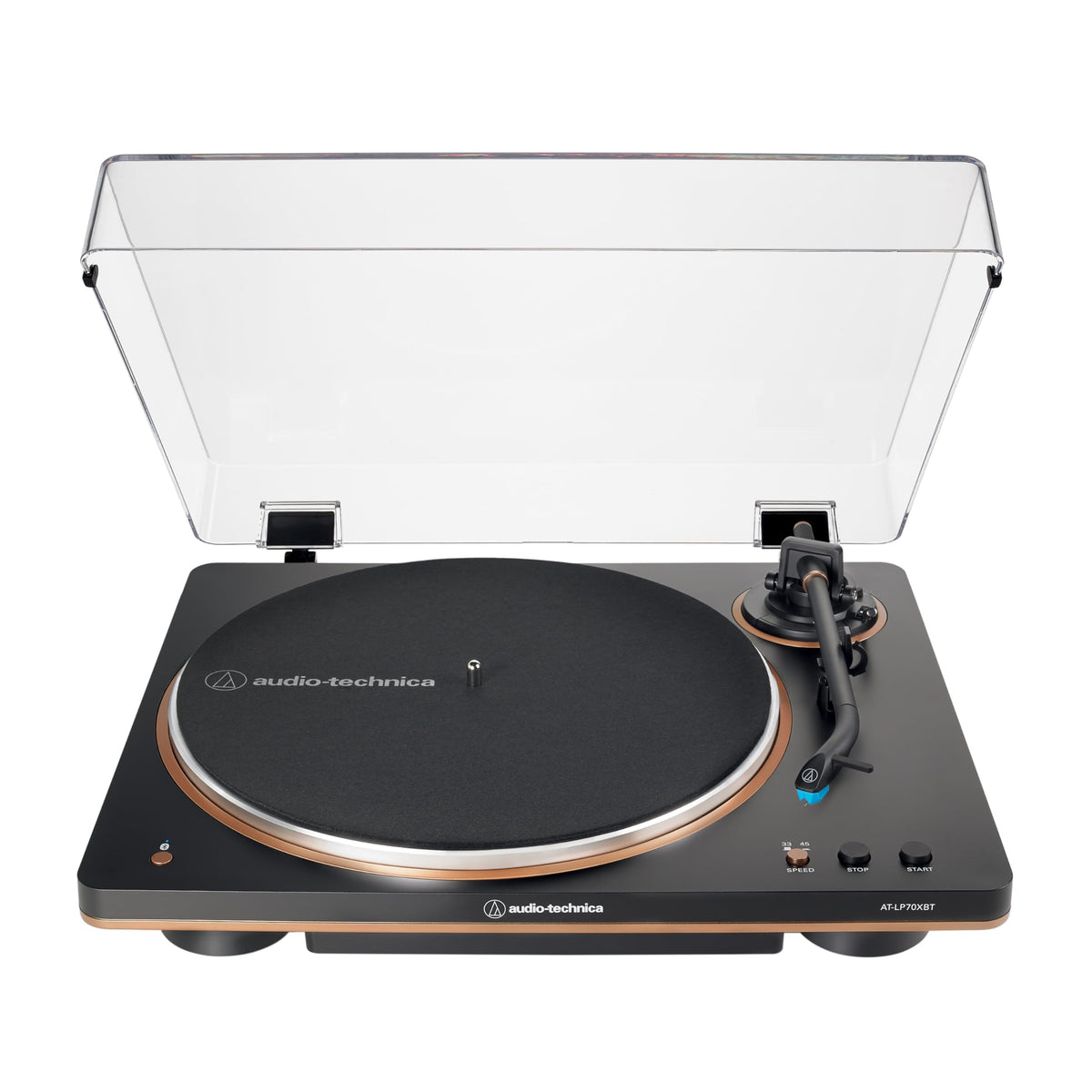 Audio-Technica AT-LP70XBT Wireless Turntable (Black/Silver)