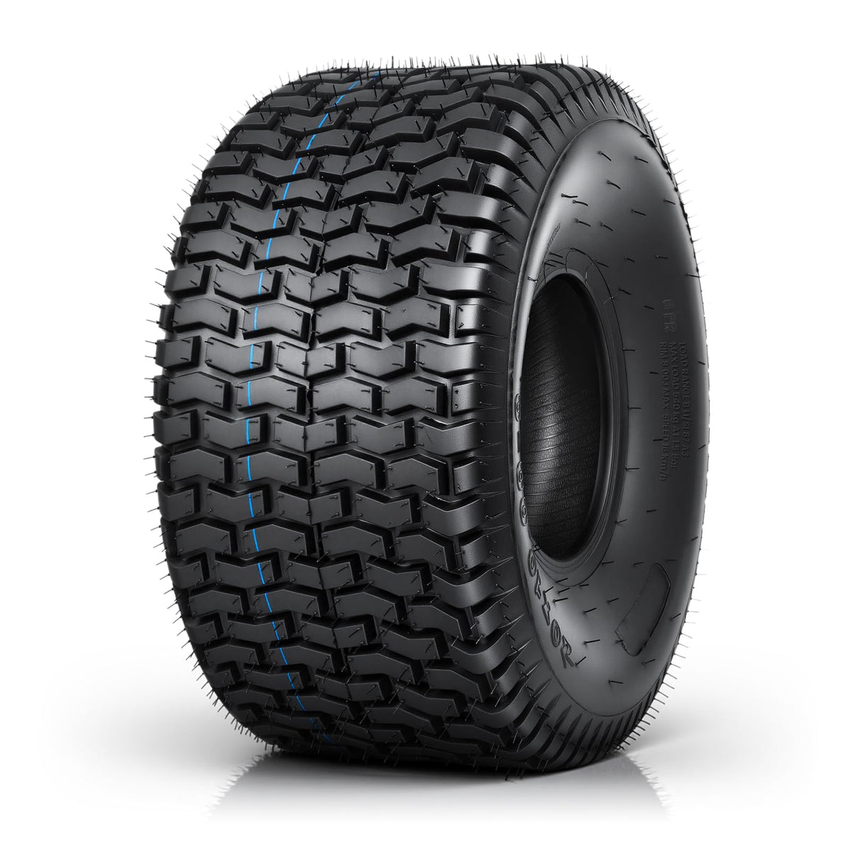 TRIPOWER 24x9.50-12 Lawn Mower Tire, 1 Pack Single Replacement Tire, 4PR Tubeless Turf Tire for Riding Mowers and Garden Tractors, Tire Only, Rim Not Included