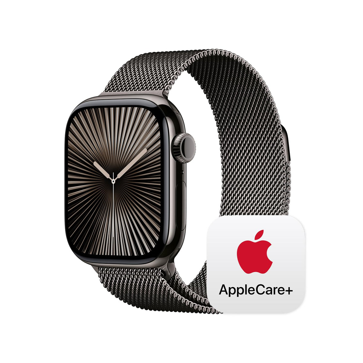 Apple Watch Series 10 [GPS 46mm case] Smartwatch with Jet Black Aluminum Case with Black Sport Band - M/L. Fitness Tracker, ECG App, Always-On Retina