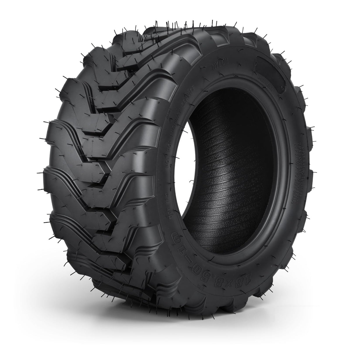 TRIPOWER 24x9.50-12 Lawn Mower Tire, 1 Pack Single Replacement Tire, 4PR Tubeless Turf Tire for Riding Mowers and Garden Tractors, Tire Only, Rim Not Included