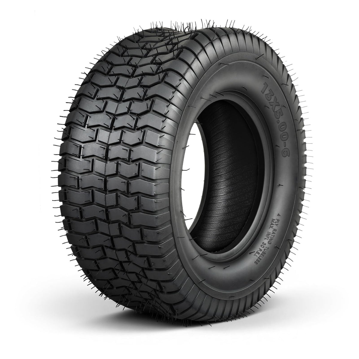 TRIPOWER 24x9.50-12 Lawn Mower Tire, 1 Pack Single Replacement Tire, 4PR Tubeless Turf Tire for Riding Mowers and Garden Tractors, Tire Only, Rim Not Included