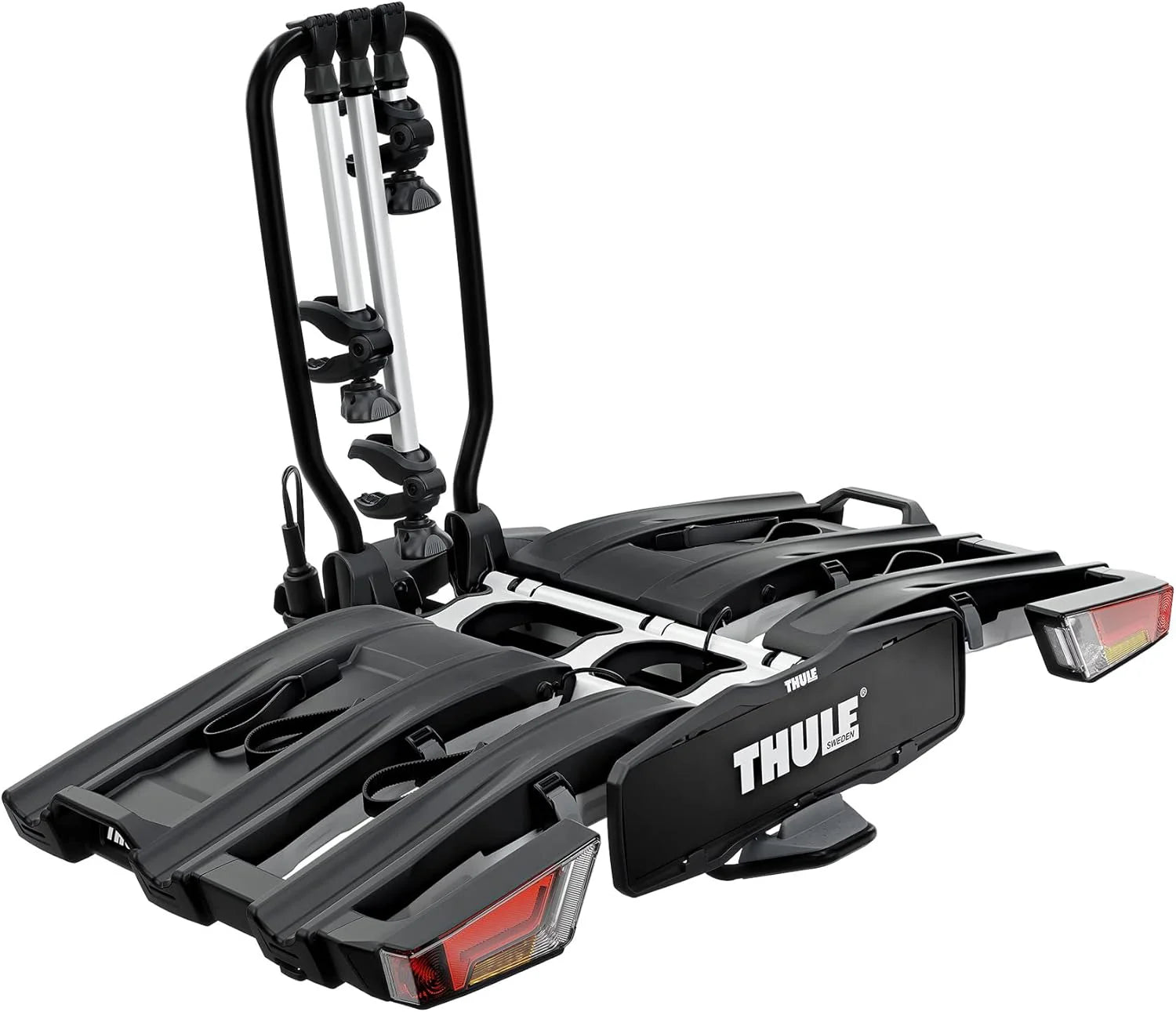 Thule Easyfold Xt Platform Trekhaak Fietsendrager Black/aluminum, 2 bikes(3)