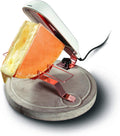 Quattro Concrete Raclette Quarter Wheel - Cheese Melter Stainless Steel Commercial Electric Machine for Nacho Cheese Wheel - Multi-Function