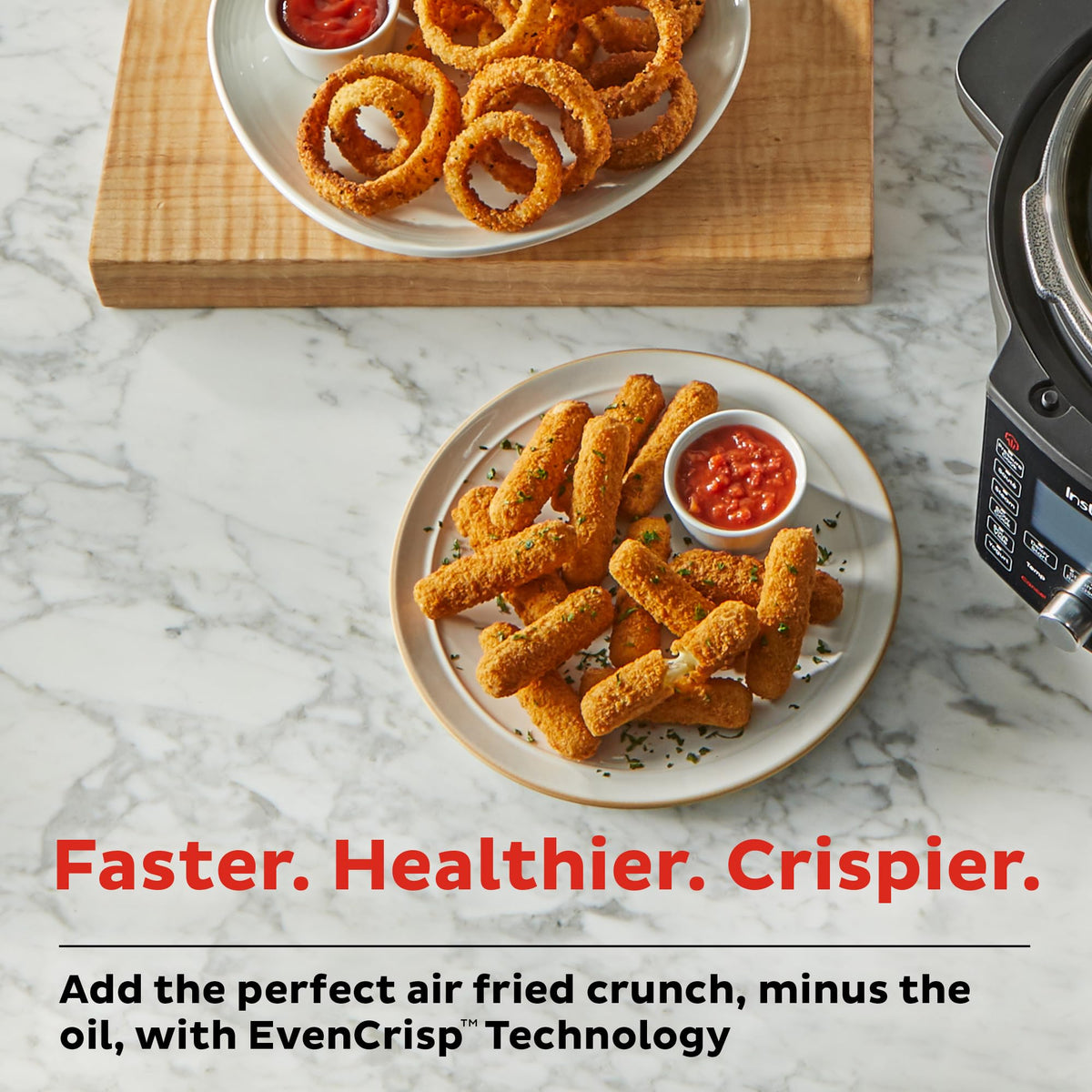 Instant Pot Duo Crisp Ultimate Lid,13-in-1 Air Fryer&Pressure Cooker Combo, Saut, Slow Cook, Bake, Steam, Warm, Roast, Dehydrate, Sous Vide&Proof