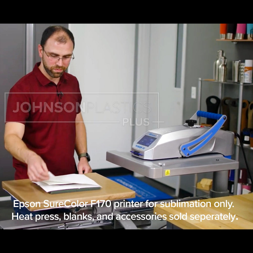 Epson SureColor F170 Dye-Sublimation Printer C Compact 8.5" x 11" Format C Includes Genuine Epson Ink, User Guide & Power Cable C Original OEM