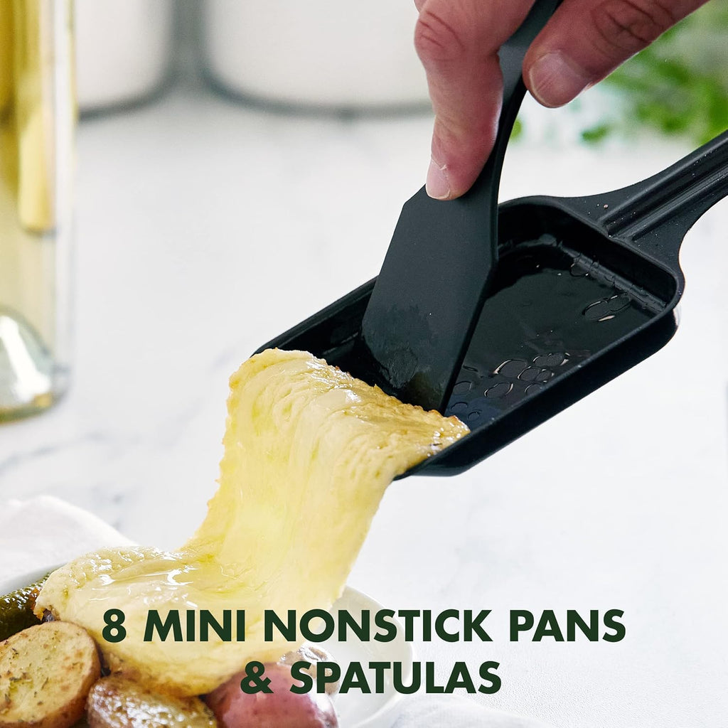 GreenPan Electrics Healthy Ceramic Nonstick, 3-in-1 Reversible Grill, Griddle & Raclette, PFAS-Free, Serves up to 8 People for Parties &Family Fun