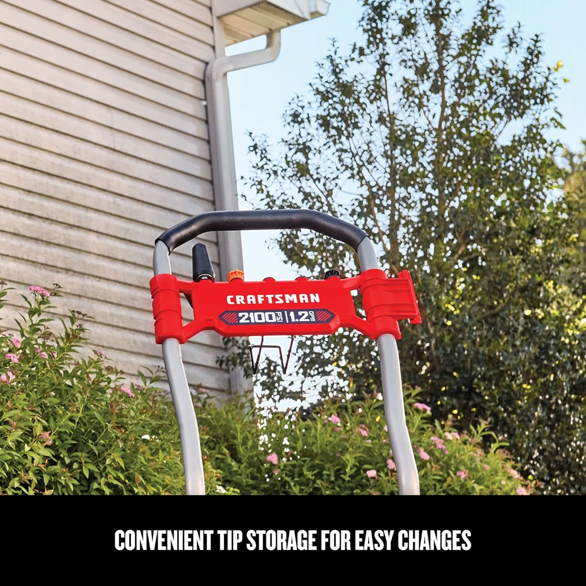 CRAFTSMAN Electric Pressure Washer, Cold Water, 2100-PSI, 1.2 GPM, Corded (CMEPW2100)