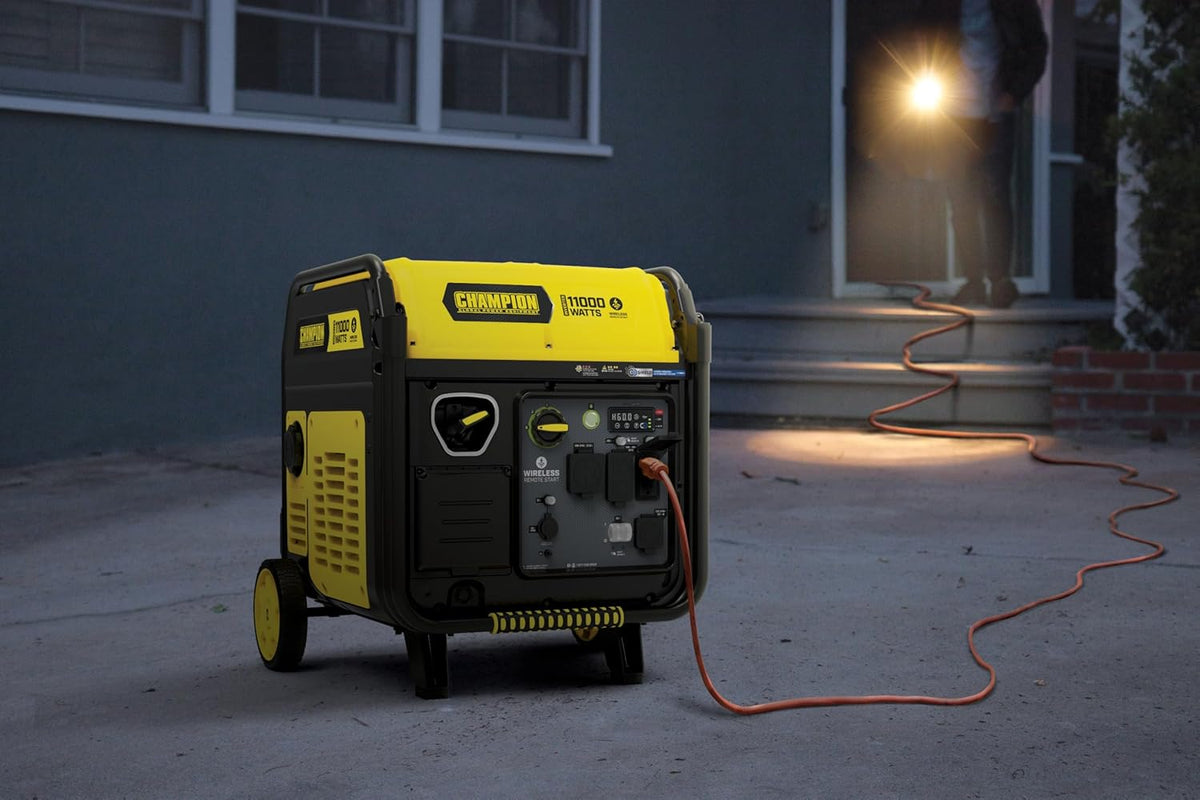 Champion Power Equipment 11,000-Watt Wireless Remote Start Home Backup Portable Inverter Generator with Quiet Technology and CO Shield