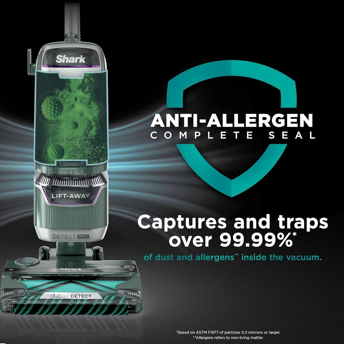 Shark Detect Pro Lift-Away ADV Bagless Upright Vacuum with DuoClean Detect, HEPA Filter, Anti-Allergen, Powerful Suction, and Odor Neutralizer