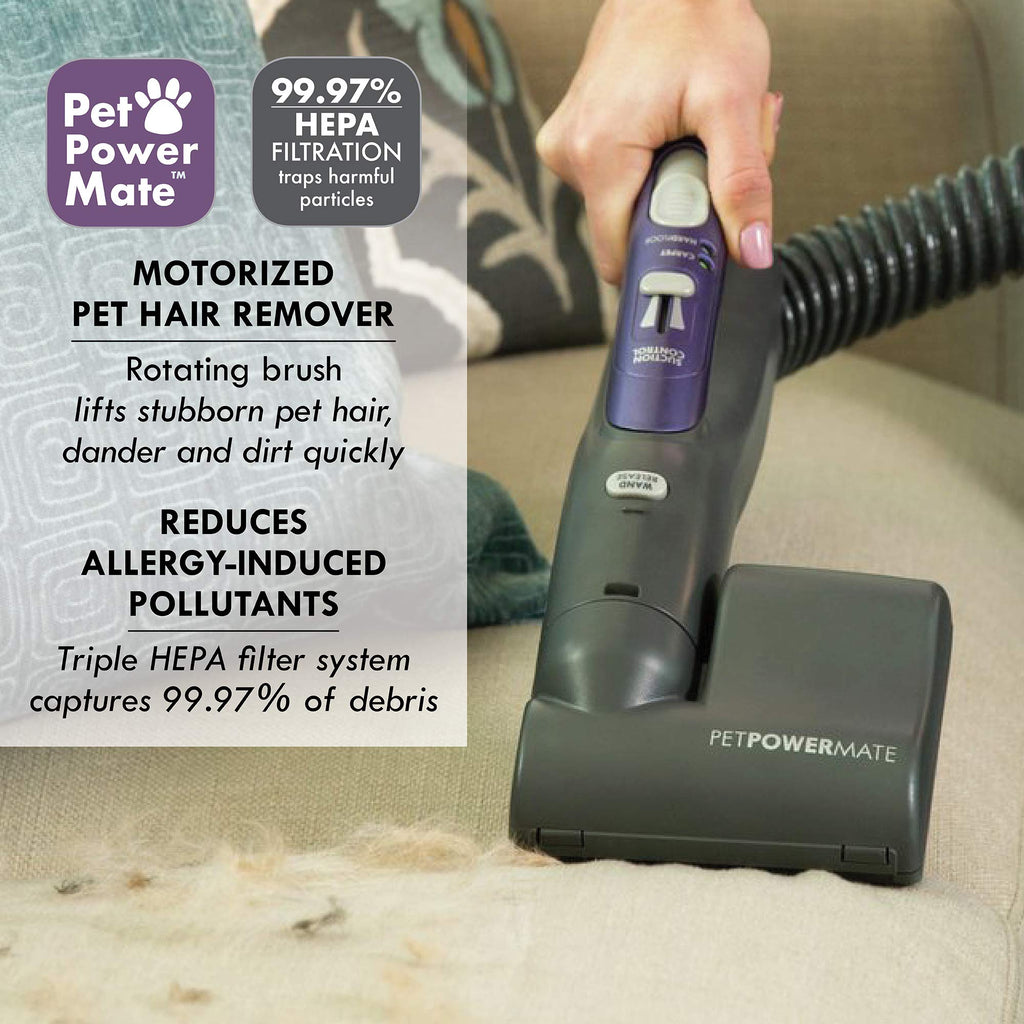 Kenmore Elite 81714 Pet Friendly Ultra Plush Lightweight Bagged Canister Vacuum with Pet PowerMate, HEPA, Extended Telescoping Wand, Retractable Cord