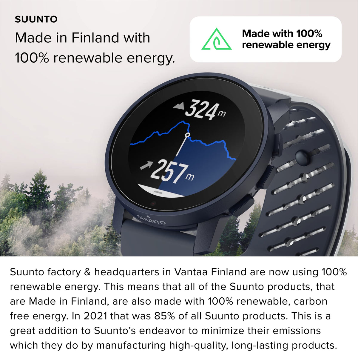 SUUNTO 9 Peak Pro GPS Sports Watch, Up to 30 Days Long Battery Life, 95+ Multisport Watch w/Training Workout Analysis,Advanced Health & Recovery