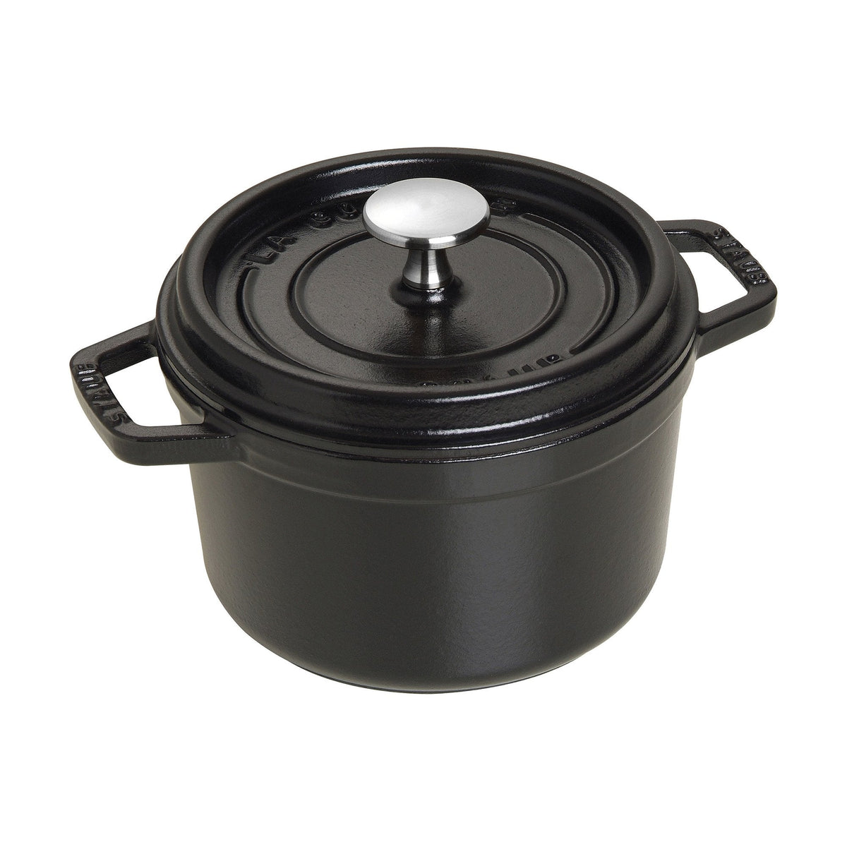 Staub Cast Iron 7-qt Round Cocotte - White Truffle, Made in France