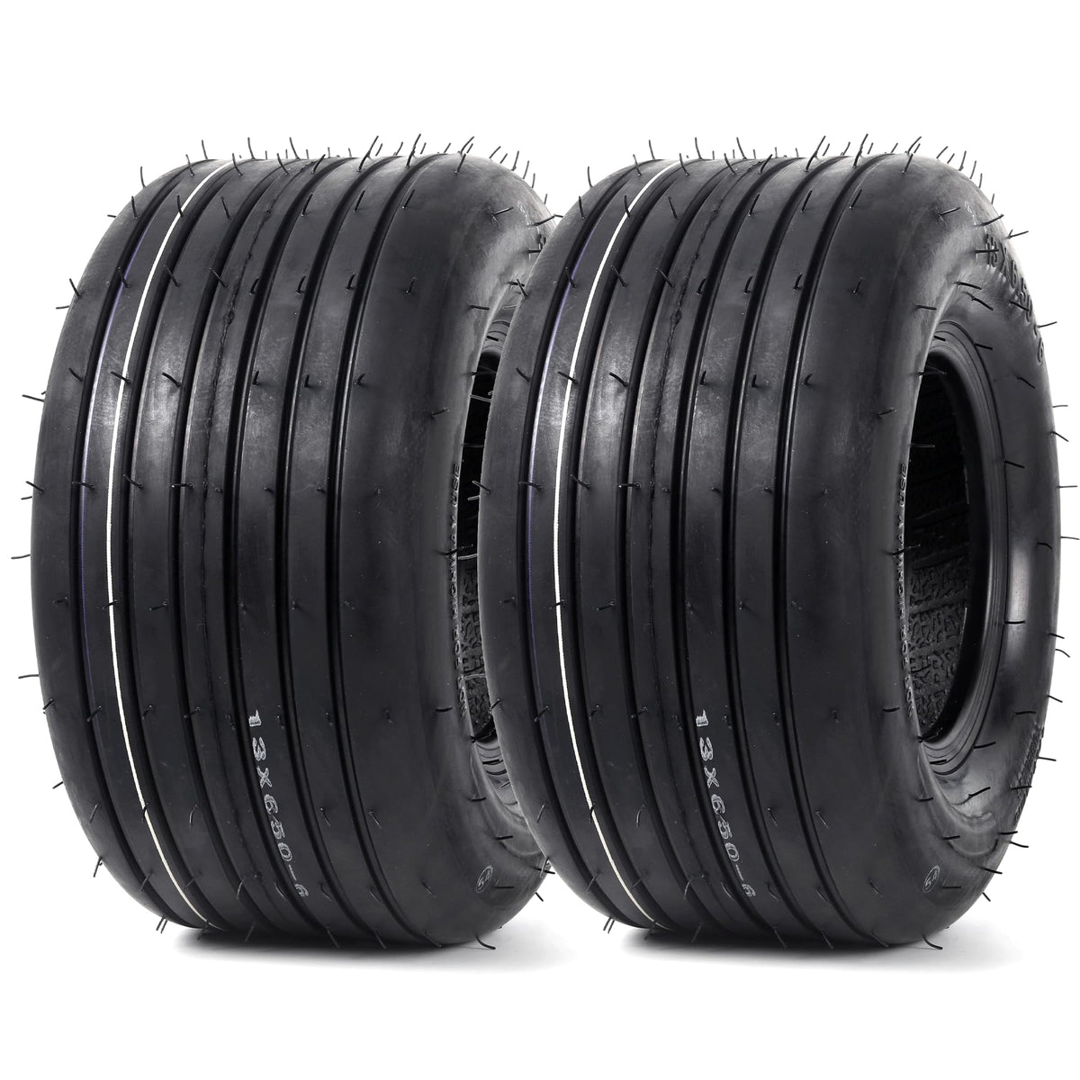 AR-PRO (2 Pack) 20x8.00-8 Lawn Mower Turf Tires, Tubeless, No Rims