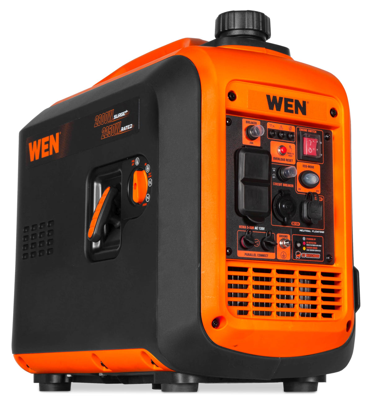 WEN 2500-Watt Inverter Generator, Quiet, Portable, and Lightweight with Fuel Shut Off (56250i)