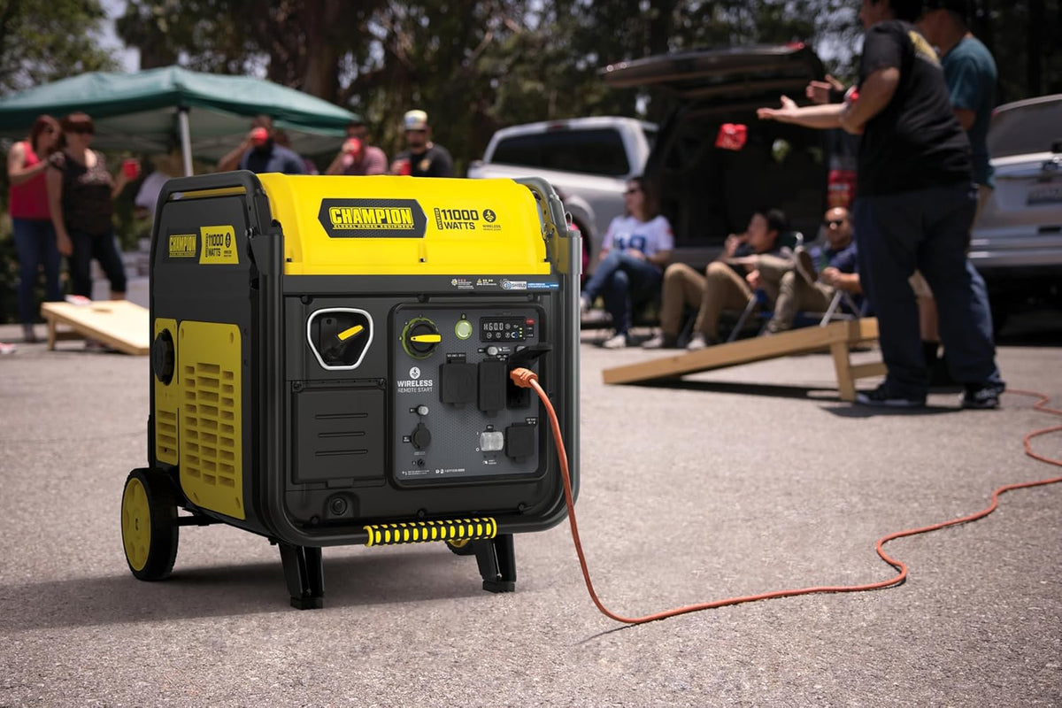 Champion Power Equipment 11,000-Watt Wireless Remote Start Home Backup Portable Inverter Generator with Quiet Technology and CO Shield