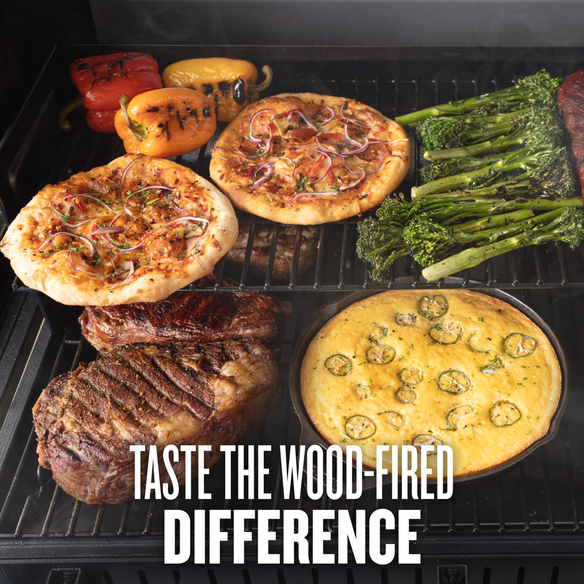 Traeger Grills Woodridge Electric Wood Pellet Grill and Smoker, Wi-Fi Temperature Control up to 500 Degrees, 860 Sq. In. Cooking Capacity, 6-in-1 for