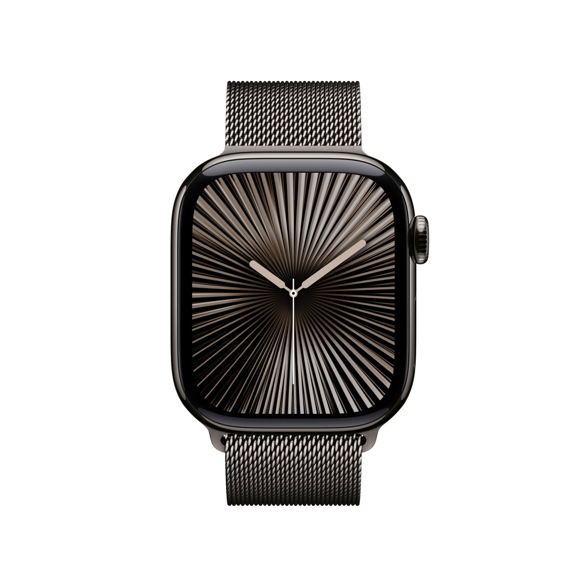 Apple Watch Series 10 [GPS 46mm case] Smartwatch with Jet Black Aluminum Case with Black Sport Band - M/L. Fitness Tracker, ECG App, Always-On Retina
