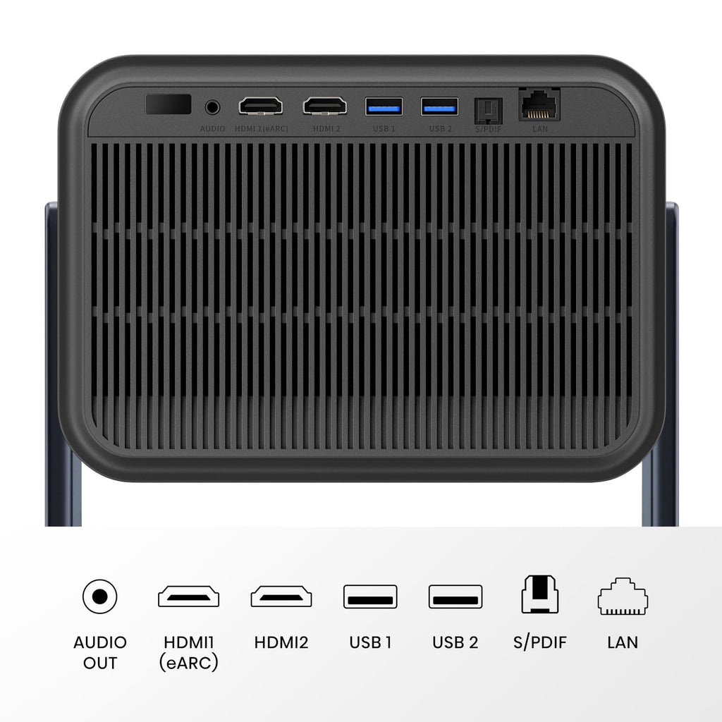Hisense C2 Ultra, Triple Laser Smart Portable Projector, 4K UHD, 3,000 Lumens, 65 C 300, Dolby Vision, IMAX Enhanced, Sound by JBL, Netflix