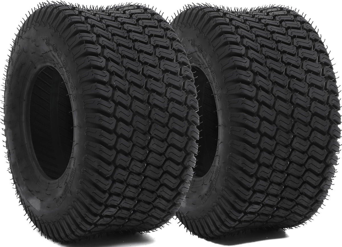 YITAMOTOR 20x10.00-8 Lawn Mower Tires, 4 Ply Tubeless Tractor Turf Tire