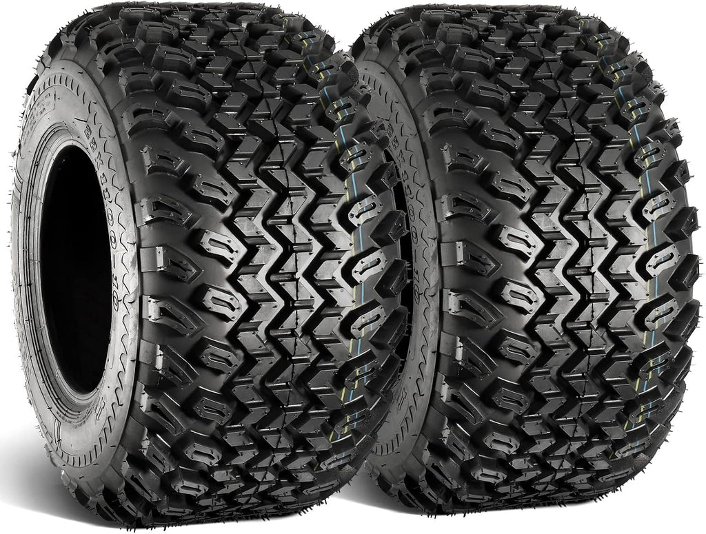 MaxAuto 2pcs 22x11.00-10 Hilly Lawn Tires, 22x11x10 Golf Cart Tires, 4Ply