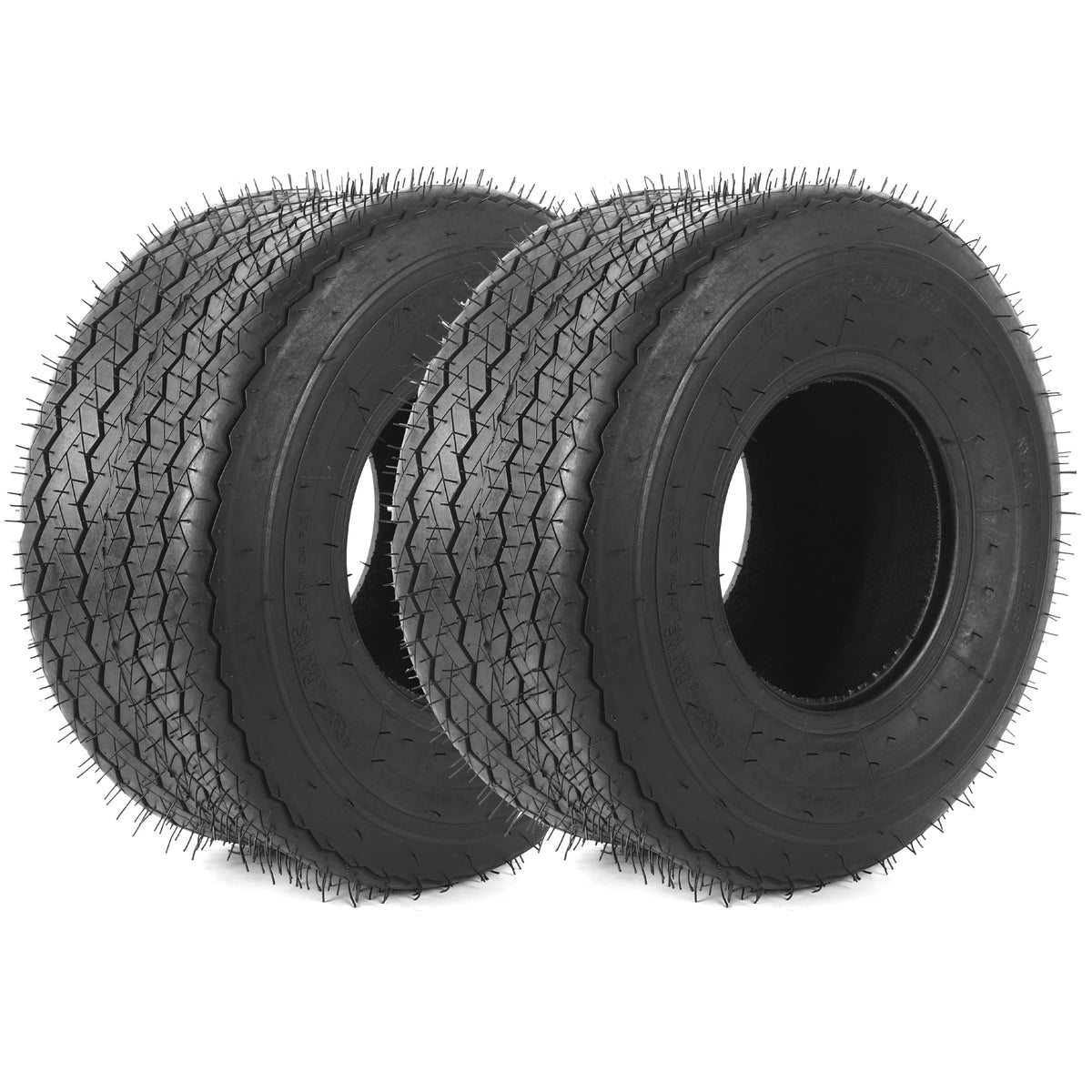 AR-PRO (2 Pack) 20x8.00-8 Lawn Mower Turf Tires, Tubeless, No Rims