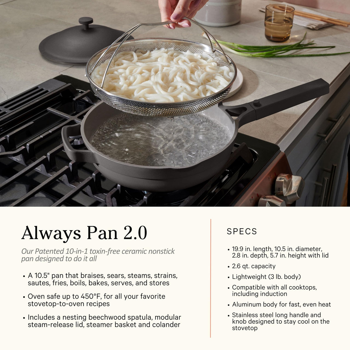 Our Place Cookware Set - 13-Piece Kit Including the Always Pan, Perfect Pot and Spatulas | Multifunctional, Toxin-Free Nonstick | Heat Safe up to