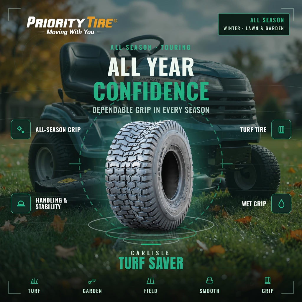 Carlisle Turf Saver Lawn & Garden Tire - 22X9.50-12
