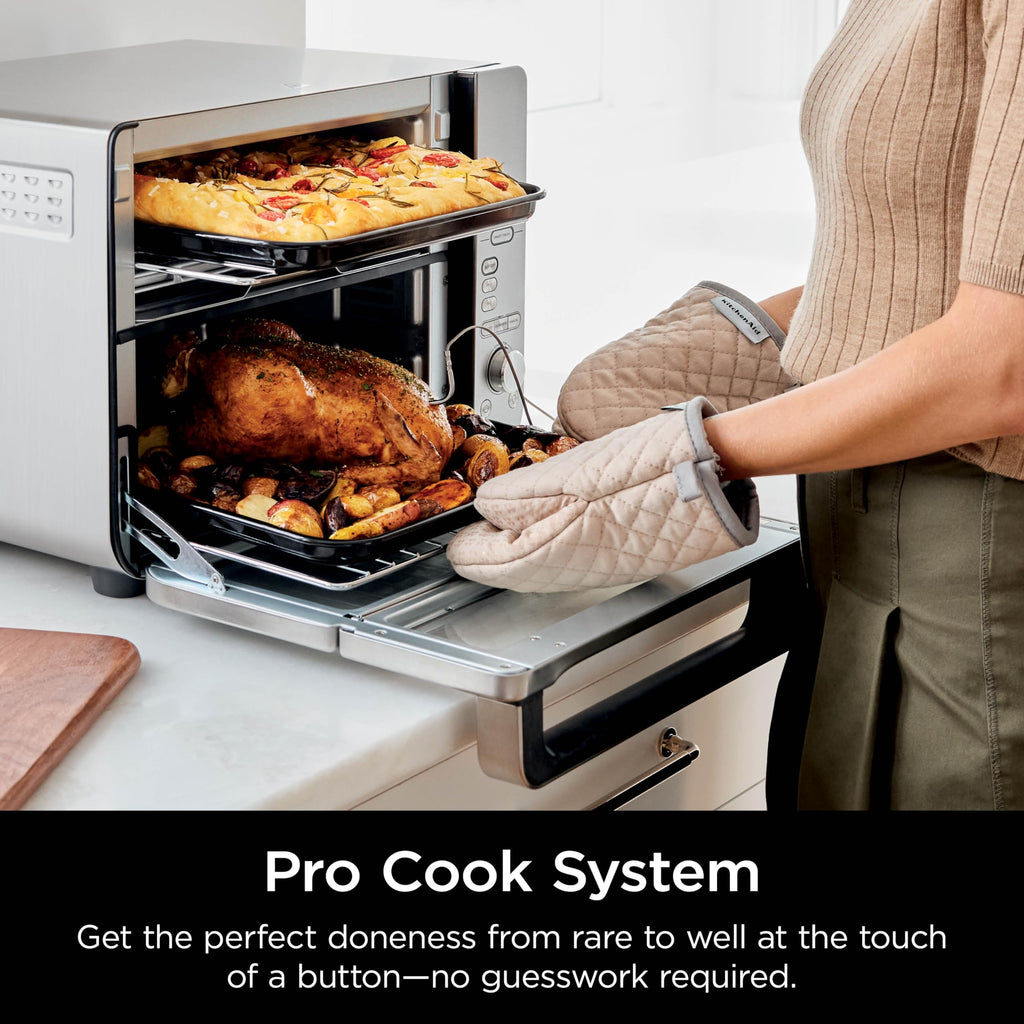 Ninja Air Fryer & Toaster Oven | Double Stack XL | Countertop Oven | 12-in-1 Fits 4.5lb Chicken & 6lbs of Wings | SmartFinish Cook 2 Different Meals
