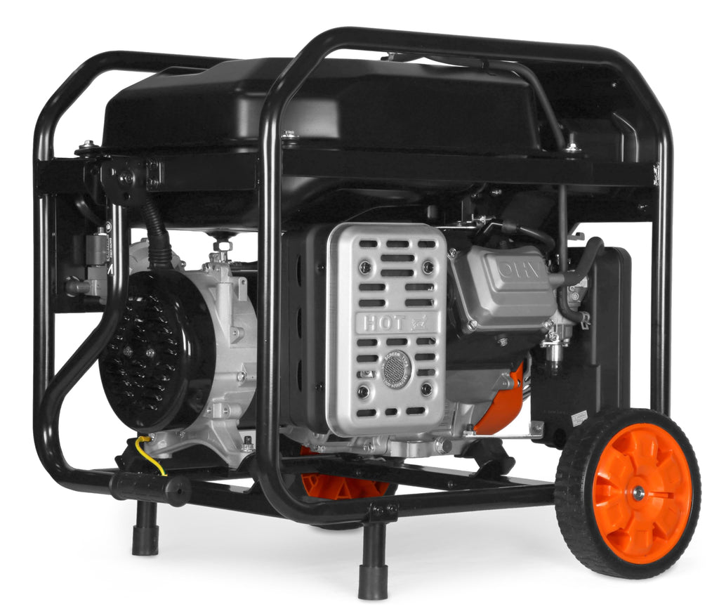 WEN 5600-Watt Portable Generator, Electric Start, 224cc, Transfer-Switch and RV-Ready with CO Shutdown Sensor (GN5602X)