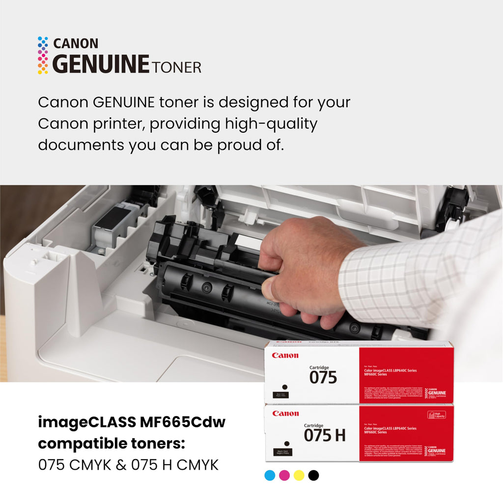 Canon Color imageCLASS MF665Cdw - Wireless Duplex Laser Printer, All-in-One with Copier, Scanner, Fax, Auto Document Feeder, 3 Year Limited Warranty
