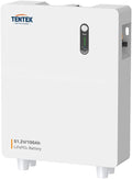 TENTEK 5.12KWh 48V/51.2V100Ah LiFePO4 Lithium Zonnebatterij Huis Grote Batterij 48 volt Leisure Zonnestelsel Diepe Cyclus Batterijen Ingebouwde 100A BMS (TON-512100L 51.2V 100Ah LiFePO4 Batterij)