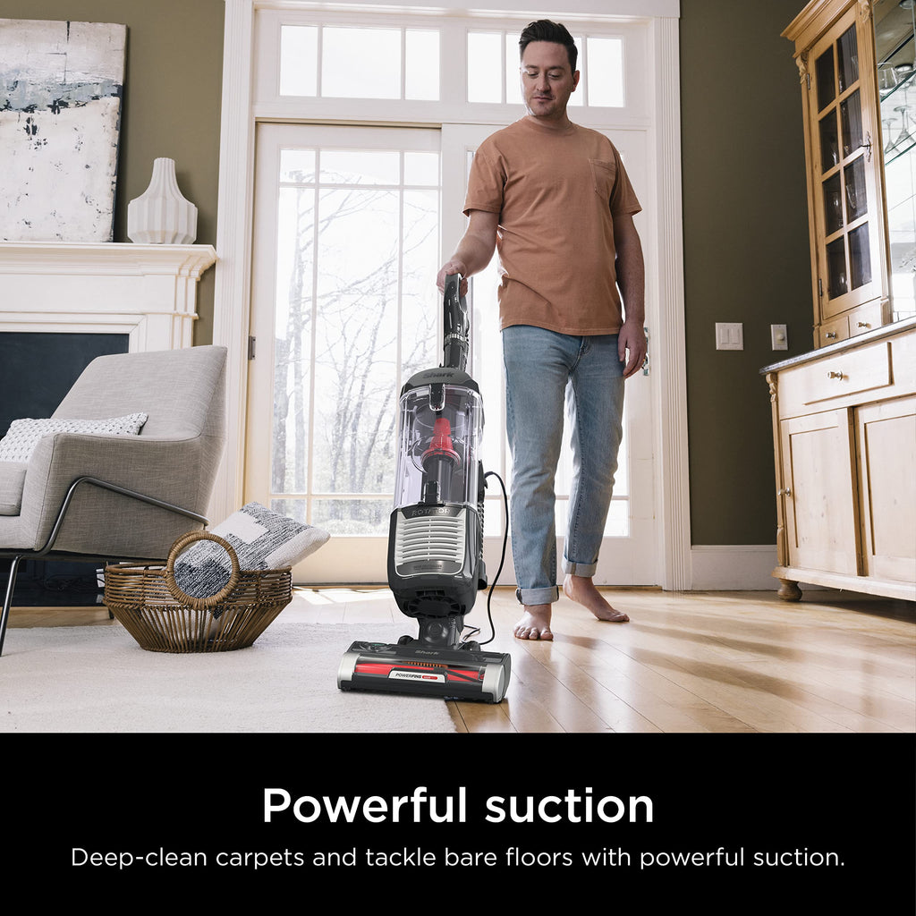 Shark NV501 Rotator Professional Lift-Away Upright Vacuum with HEPA Filter, Swivel Steering, LED Headlights, Wide Upholstery Tool, Dusting Brush &