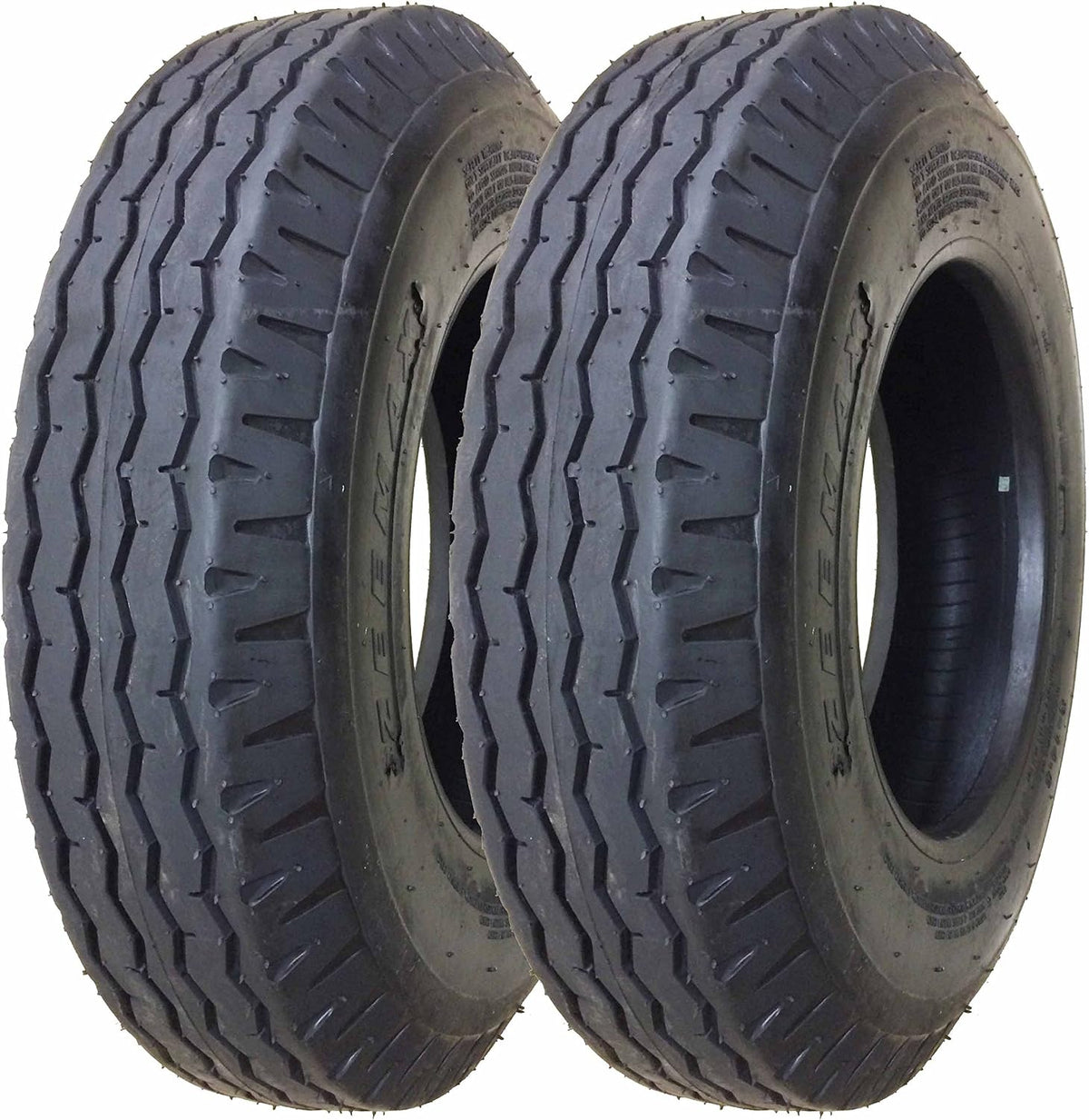 Zeemax Heavy Duty TRUE Highway Trailer Tires 8-14.5 14 Ply Load Range G Speed Rating K 68mph- Set 2 â¦