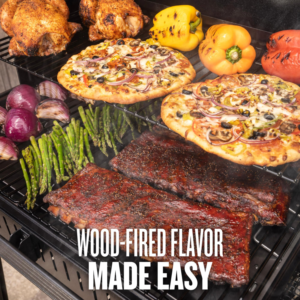 Traeger Grills Woodridge Electric Wood Pellet Grill and Smoker, Wi-Fi Temperature Control up to 500 Degrees, 860 Sq. In. Cooking Capacity, 6-in-1 for