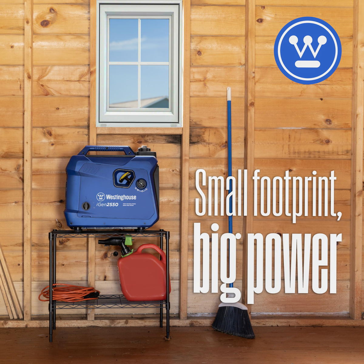 Westinghouse 2550 Peak Watt Super Quiet & Lightweight Portable Inverter Generator, RV Ready 30A Outlet, Gas Powered, Parallel Capable, Long Run Time
