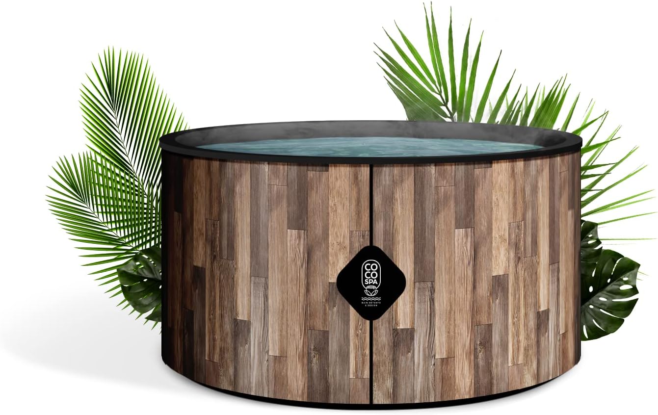 COCO SPA Nordik Opblaasbare Spa - 150 cm Diameter - 800 Liter - 2240 W Motor - voor 2 tot 4 personen - Massage met 140 Jets