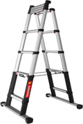 TELESTEPS 2,3 m Made in Sweden 72423 telescopische trapladder - trapdiepte 80 mm - werkhoogte 3,1 m - hoogte, gesloten 0,73 m - breedte 0,68 m - gewicht 14,1