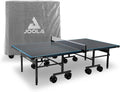 JOOLA Tafeltennistafel Outdoor Aluminium PRO weerbestendig met tafelafdekking, inklapbaar onderstel - snelle montage - incl. net grijs/blauw 274 x 152,5 x 76 cm