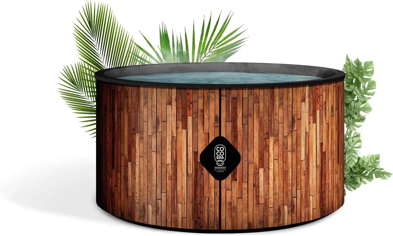 COCO SPA Opblaasbare Bali Spa – 150 cm diameter – 800 liter – motor 2240 W – 2 tot 4 personen – massage 140 straalsoorten