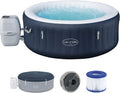 Bestway Lay-Z-SPA Miami AirJet, energiebesparende whirlpool, Ø 180 x 66 cm, 4 personen, verwarming, vorstbeveiliging, 120 AirJet-sproeiers, energiebesparende isolatie, thermische afdekking,