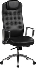 Amstyle Monterey Bureaustoel van echt leer, XXL bekleding, directiestoel, hoge rugleuning met hoofdsteun, design, draaistoel, wielen voor harde vloeren, in hoogte verstelbaar, kantelfunctie, bruin(Zwart)