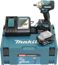 Makita DTW300RTJ Accu-slagschroevendraaier 18 V/5,0 Ah, 2 accu's + oplader in MAKPAC