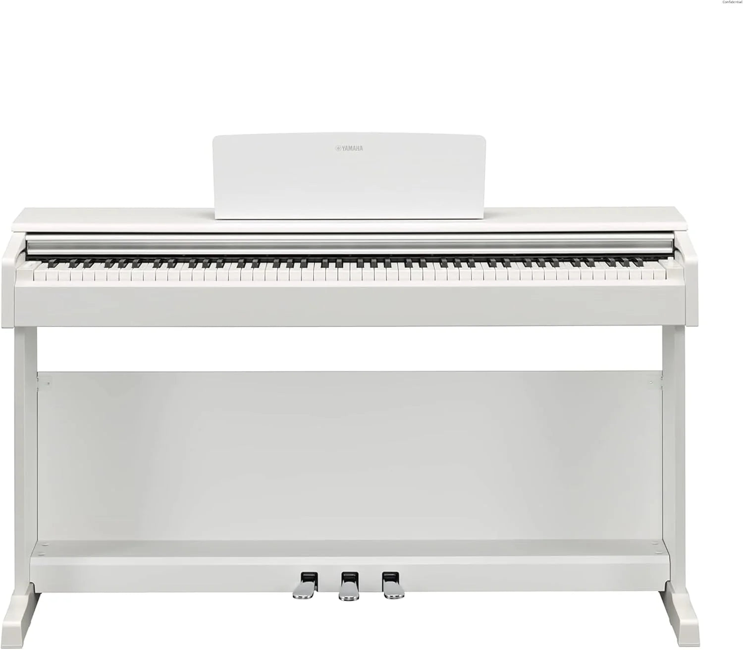 YAMAHA NYDP145WH ARIUS YDP-145 Digitale piano, wit, klassieke en elegante digitale piano voor beginners en hobbyspelers,wit